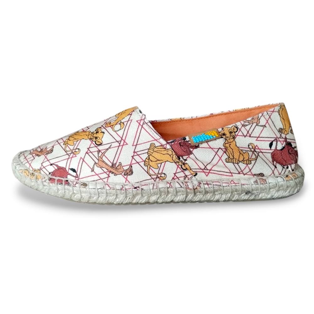 Ubuntu Life x Disney The Lion King Espadrilles Canvas Jute Slip-Ons